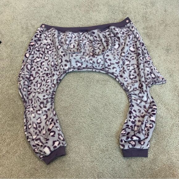 BARKLEY & Finn small breed dog purple fleece pyjamas Sz M/L - Picture 3 of 7